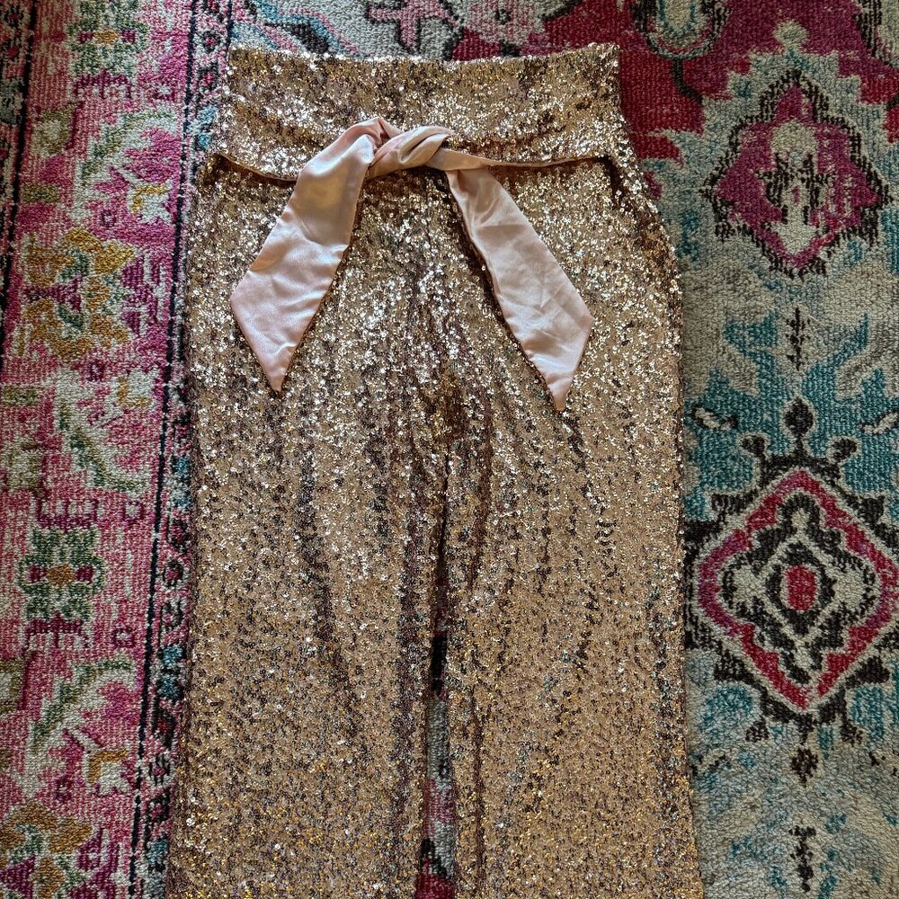 NEW Fringe + Co. Sequin Pants - Size XXL